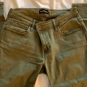 6L Olive Green Jeggings